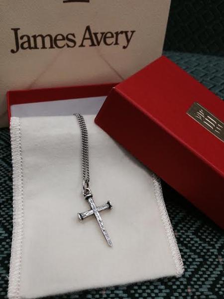 James avery cross on sale necklace mens